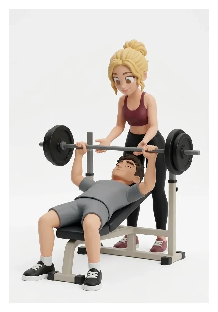 Figura Deportiva · 2 personas · Gym